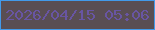 文字の大きさ：3、枠の色：429aea、背景の色：594e53、文字の色：6855a2 無料ブログパーツのブログ時計