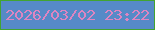 文字の大きさ：2、枠の色：42a430、背景の色：568ac7、文字の色：dd85c1 無料ブログパーツのブログ時計