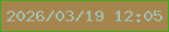 文字の大きさ：4、枠の色：42aa1e、背景の色：a6844e、文字の色：a5c1b2 無料ブログパーツのブログ時計