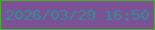 文字の大きさ：1、枠の色：42b126、背景の色：7d5196、文字の色：2c908e 無料ブログパーツのブログ時計