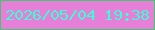 文字の大きさ：5、枠の色：42c771、背景の色：e67fd8、文字の色：3afed4 無料ブログパーツのブログ時計