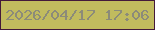 文字の大きさ：1、枠の色：43193a、背景の色：c1bb5e、文字の色：8c8b79 無料ブログパーツのブログ時計