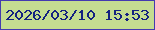 文字の大きさ：4、枠の色：433bb0、背景の色：c4dd91、文字の色：142180 無料ブログパーツのブログ時計