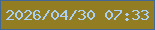文字の大きさ：1、枠の色：436896、背景の色：937d23、文字の色：aacff4 無料ブログパーツのブログ時計