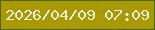 文字の大きさ：3、枠の色：436b10、背景の色：aa9902、文字の色：ddf1de 無料ブログパーツのブログ時計