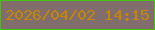 文字の大きさ：4、枠の色：43c310、背景の色：806d6c、文字の色：c48703 無料ブログパーツのブログ時計