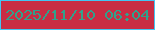 文字の大きさ：2、枠の色：43c6f3、背景の色：c92d44、文字の色：30a18b 無料ブログパーツのブログ時計