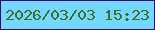文字の大きさ：2、枠の色：440468、背景の色：72d8fd、文字の色：436e28 無料ブログパーツのブログ時計