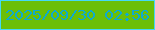 文字の大きさ：5、枠の色：44d9f6、背景の色：6bbf07、文字の色：0daad0 無料ブログパーツのブログ時計