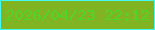 文字の大きさ：3、枠の色：44f9f4、背景の色：81b423、文字の色：4ed629 無料ブログパーツのブログ時計