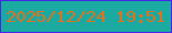 文字の大きさ：1、枠の色：4527e7、背景の色：1aaaa1、文字の色：df721f 無料ブログパーツのブログ時計