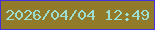 文字の大きさ：3、枠の色：4531dd、背景の色：917a2a、文字の色：9dded2 無料ブログパーツのブログ時計