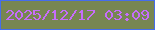 文字の大きさ：2、枠の色：456dec、背景の色：778652、文字の色：c76dfb 無料ブログパーツのブログ時計