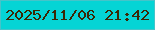 文字の大きさ：3、枠の色：45c4c9、背景の色：05d4d5、文字の色：3b2704 無料ブログパーツのブログ時計