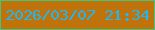 文字の大きさ：3、枠の色：45c57a、背景の色：c0730a、文字の色：1db8f3 無料ブログパーツのブログ時計