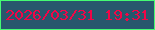 文字の大きさ：1、枠の色：45fa73、背景の色：28576d、文字の色：f10547 無料ブログパーツのブログ時計
