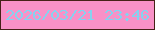 文字の大きさ：2、枠の色：462117、背景の色：f891c7、文字の色：85d2ef 無料ブログパーツのブログ時計