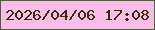 文字の大きさ：3、枠の色：466431、背景の色：fabce9、文字の色：313204 無料ブログパーツのブログ時計