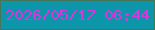 文字の大きさ：1、枠の色：467659、背景の色：0d95aa、文字の色：da36df 無料ブログパーツのブログ時計
