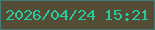 文字の大きさ：5、枠の色：467a77、背景の色：554c36、文字の色：28cb9f 無料ブログパーツのブログ時計