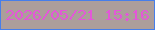 文字の大きさ：3、枠の色：467eea、背景の色：ac9e9b、文字の色：e357d8 無料ブログパーツのブログ時計