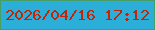 文字の大きさ：5、枠の色：469e64、背景の色：2bafd9、文字の色：c12507 無料ブログパーツのブログ時計