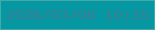 文字の大きさ：4、枠の色：46a8a7、背景の色：0598a2、文字の色：3a7e93 無料ブログパーツのブログ時計