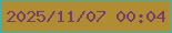 文字の大きさ：5、枠の色：46b0a4、背景の色：b08c32、文字の色：773b6f 無料ブログパーツのブログ時計