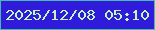 文字の大きさ：5、枠の色：46bbaf、背景の色：301bdb、文字の色：c0f7c5 無料ブログパーツのブログ時計