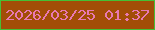 文字の大きさ：4、枠の色：46be35、背景の色：a24d07、文字の色：e879b3 無料ブログパーツのブログ時計