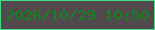 文字の大きさ：1、枠の色：46dc81、背景の色：54484f、文字の色：0d881b 無料ブログパーツのブログ時計