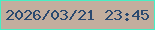 文字の大きさ：3、枠の色：46efc4、背景の色：c2ae9e、文字の色：2a496f 無料ブログパーツのブログ時計
