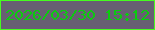 文字の大きさ：1、枠の色：46fc1f、背景の色：675f72、文字の色：0bcb0f 無料ブログパーツのブログ時計