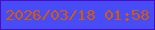 文字の大きさ：4、枠の色：470cc4、背景の色：474cf7、文字の色：d65905 無料ブログパーツのブログ時計