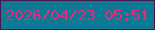 文字の大きさ：3、枠の色：47174b、背景の色：0d7994、文字の色：ea287e 無料ブログパーツのブログ時計