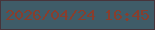 文字の大きさ：4、枠の色：47343b、背景の色：3f5c68、文字の色：883e2d 無料ブログパーツのブログ時計