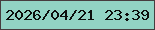文字の大きさ：3、枠の色：473d3f、背景の色：92d3c4、文字の色：0d0e0d 無料ブログパーツのブログ時計