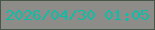 文字の大きさ：4、枠の色：475647、背景の色：8d8c88、文字の色：0cbea5 無料ブログパーツのブログ時計