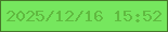 文字の大きさ：5、枠の色：47762a、背景の色：76e75e、文字の色：60ba40 無料ブログパーツのブログ時計
