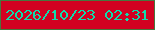 文字の大きさ：3、枠の色：47763e、背景の色：d20121、文字の色：0ddcac 無料ブログパーツのブログ時計