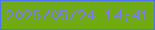 文字の大きさ：5、枠の色：4778f3、背景の色：70aa13、文字の色：7b7ce4 無料ブログパーツのブログ時計