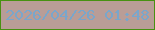 文字の大きさ：1、枠の色：479112、背景の色：b99d97、文字の色：7aa6cb 無料ブログパーツのブログ時計