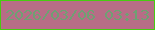 文字の大きさ：5、枠の色：47cb11、背景の色：b76d86、文字の色：6fa073 無料ブログパーツのブログ時計