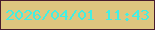 文字の大きさ：3、枠の色：481c2d、背景の色：dec67f、文字の色：41efe4 無料ブログパーツのブログ時計