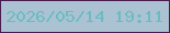 文字の大きさ：3、枠の色：481d4d、背景の色：abc2d3、文字の色：6bbcc2 無料ブログパーツのブログ時計