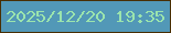 文字の大きさ：1、枠の色：482e03、背景の色：5298b7、文字の色：9be4ad 無料ブログパーツのブログ時計