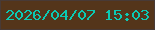 文字の大きさ：2、枠の色：483a36、背景の色：54351a、文字の色：0bcab4 無料ブログパーツのブログ時計