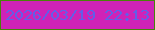 文字の大きさ：3、枠の色：48840a、背景の色：cf23b7、文字の色：625fe8 無料ブログパーツのブログ時計