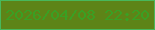 文字の大きさ：3、枠の色：48b85b、背景の色：5d8417、文字の色：3aa023 無料ブログパーツのブログ時計