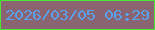 文字の大きさ：2、枠の色：48e834、背景の色：8b6471、文字の色：5ba0ea 無料ブログパーツのブログ時計